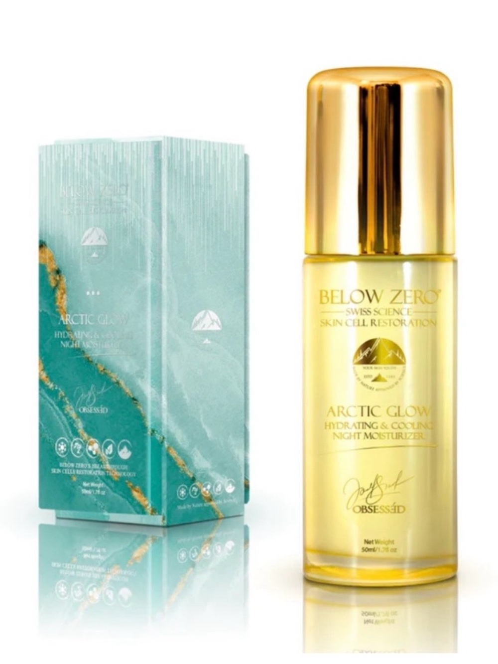 Arctic Glow Hydrating Night Moisturizer — Gold